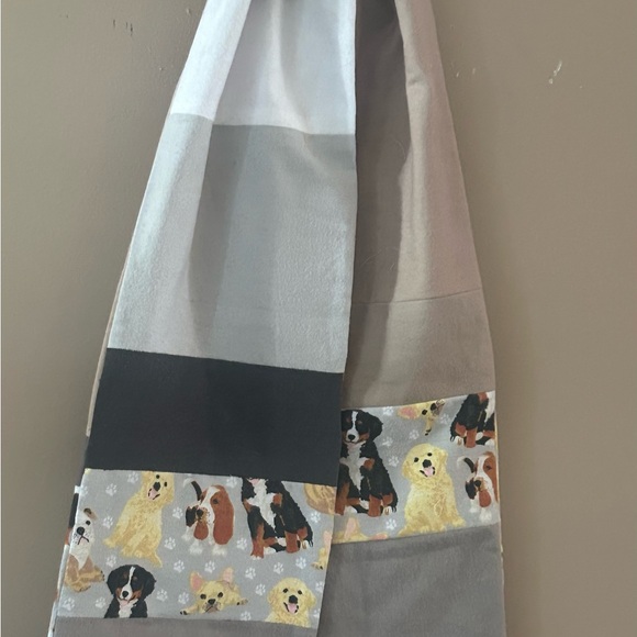 Golden Bernese Dog print flannel scarf winter for her - Picture 4 of 9